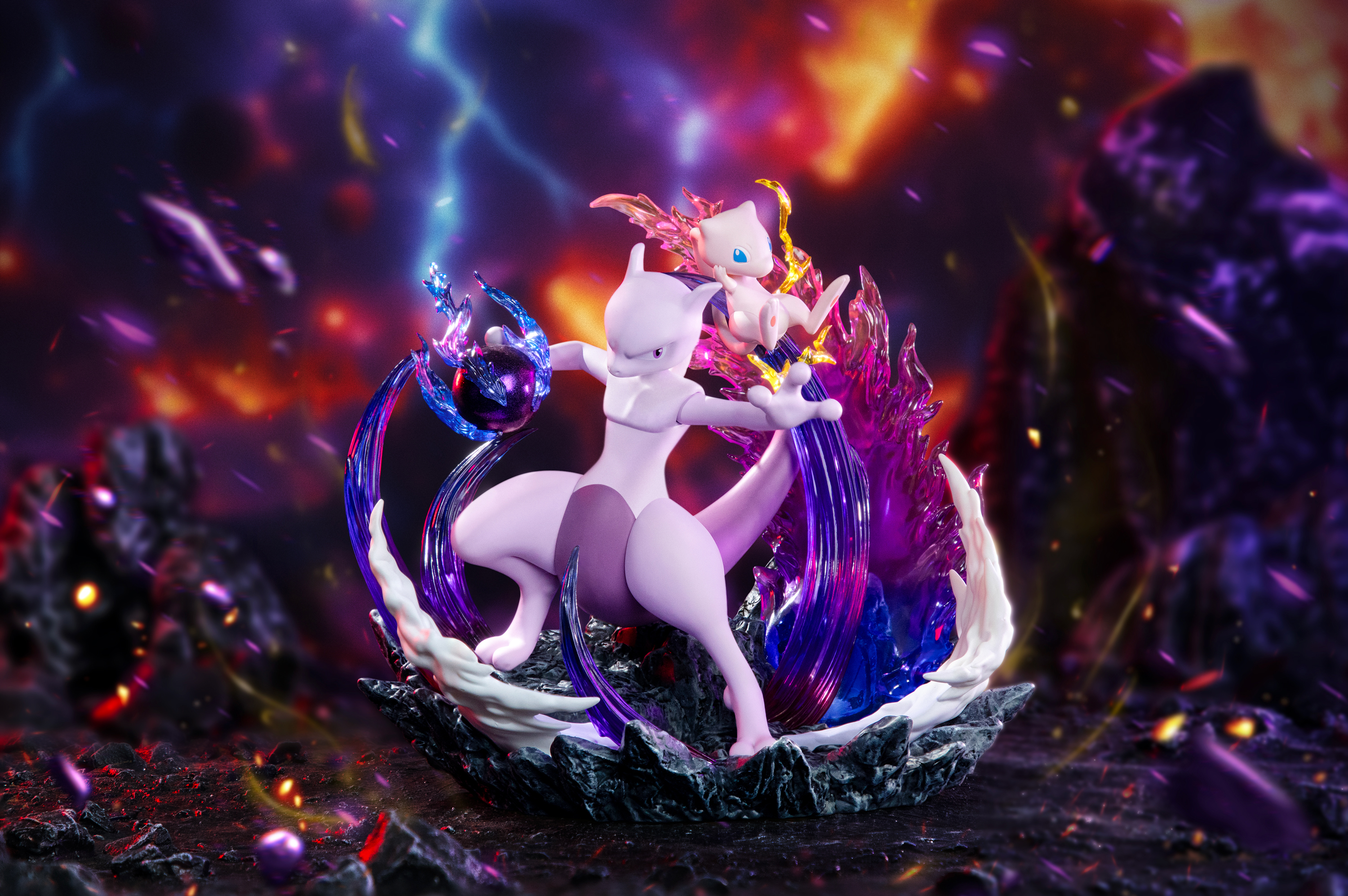 FUNISM Prime Figure Mewtwo and Mew